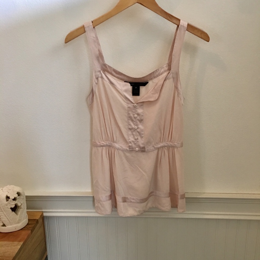 Marc Jacobs pink silk women’s top.